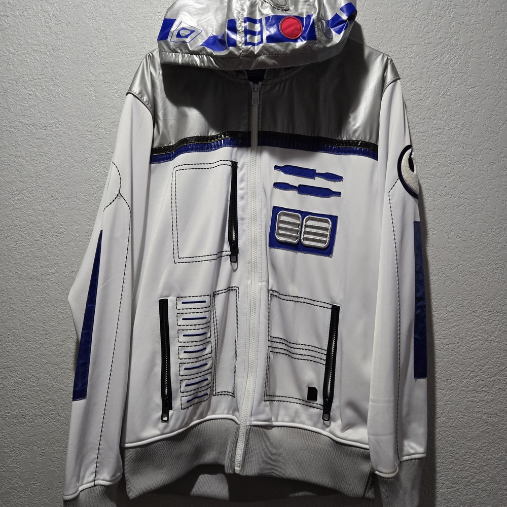 Star Wars R2-D2 Jacket in White and Blue